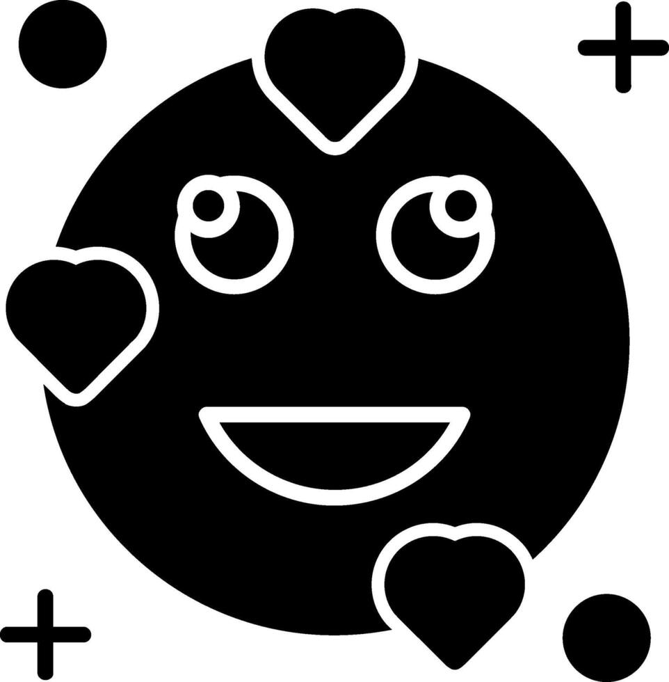 Love Glyph Icon vector