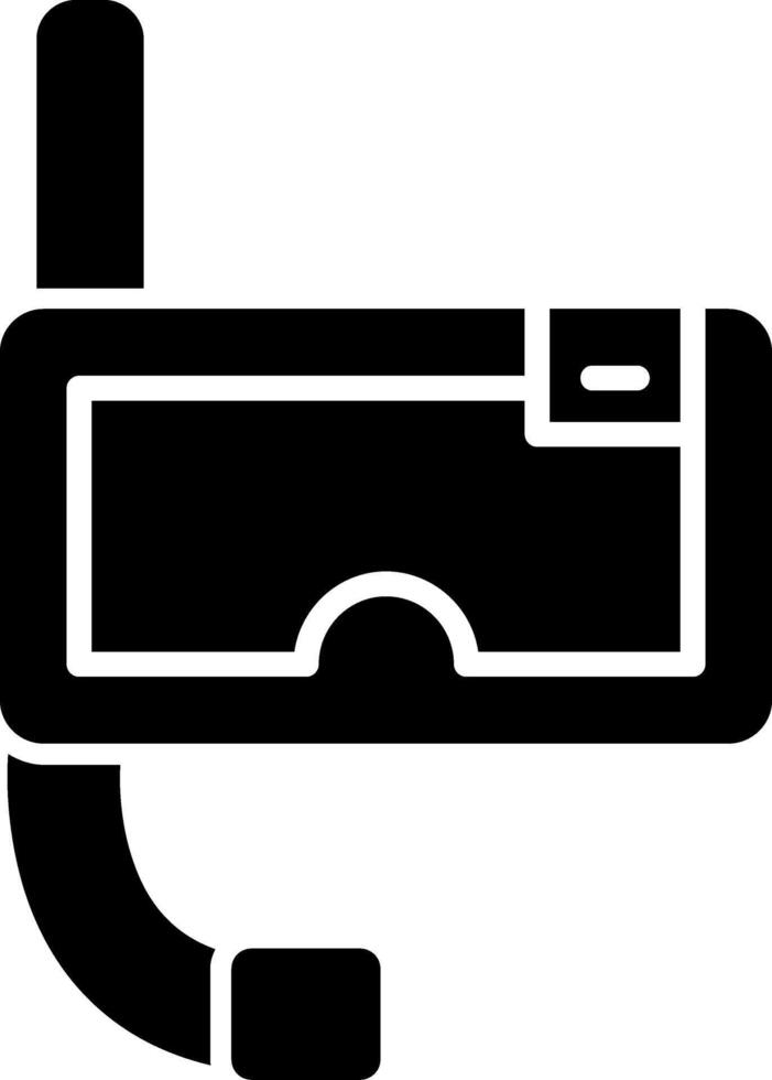 Diving Glyph Icon vector