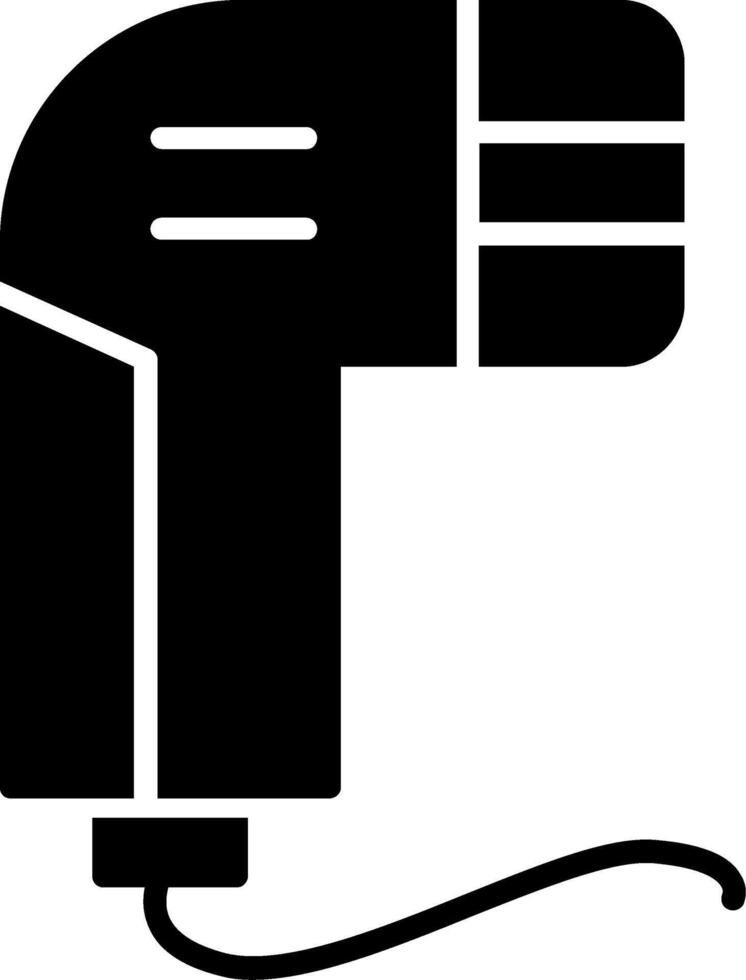 Face Massager Glyph Icon vector