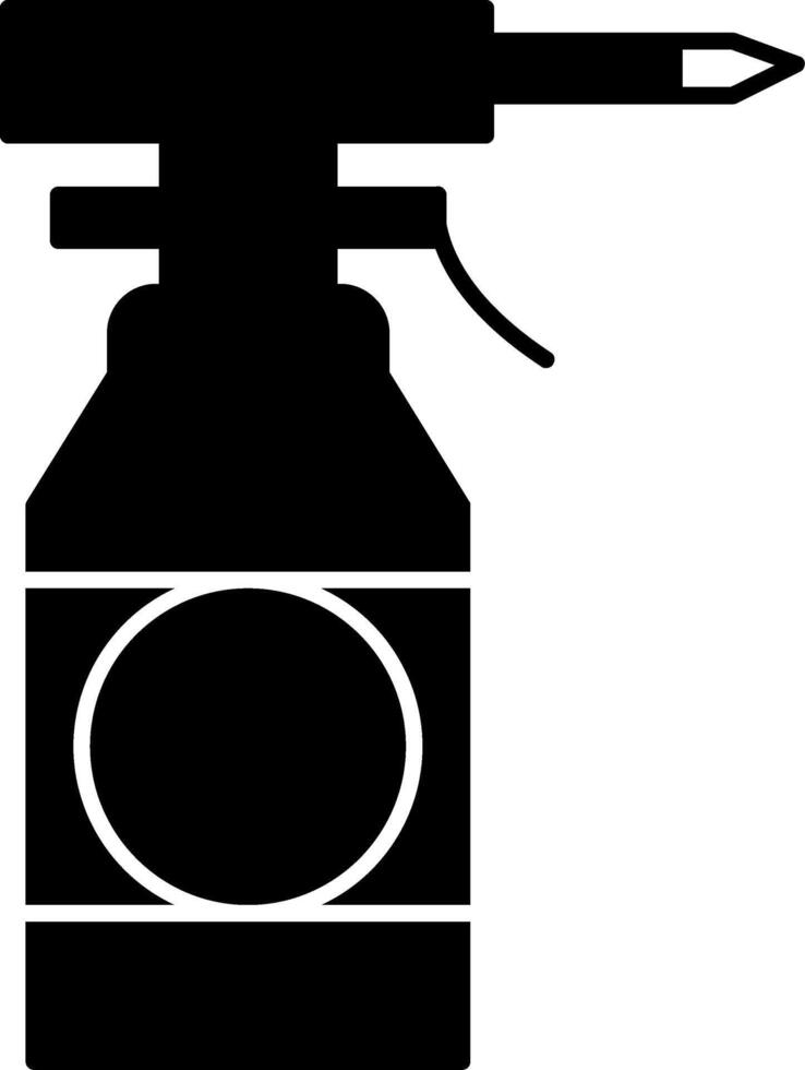 Oil Bottle Glyph Icon vector