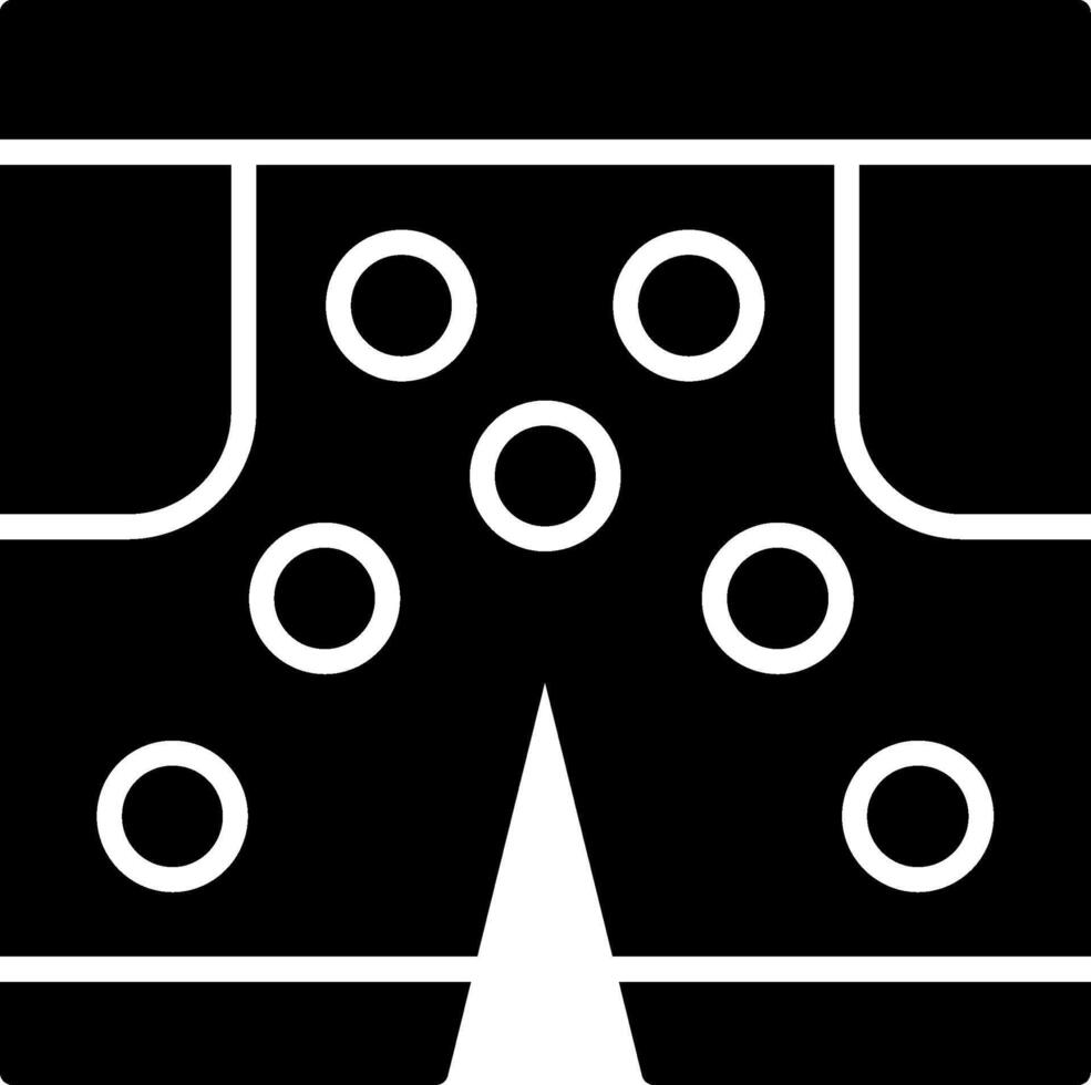 Swimming Trunks Glyph Icon vector