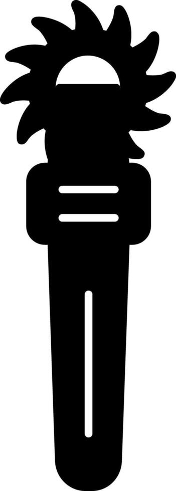 Concrete Saw Glyph Icon vector