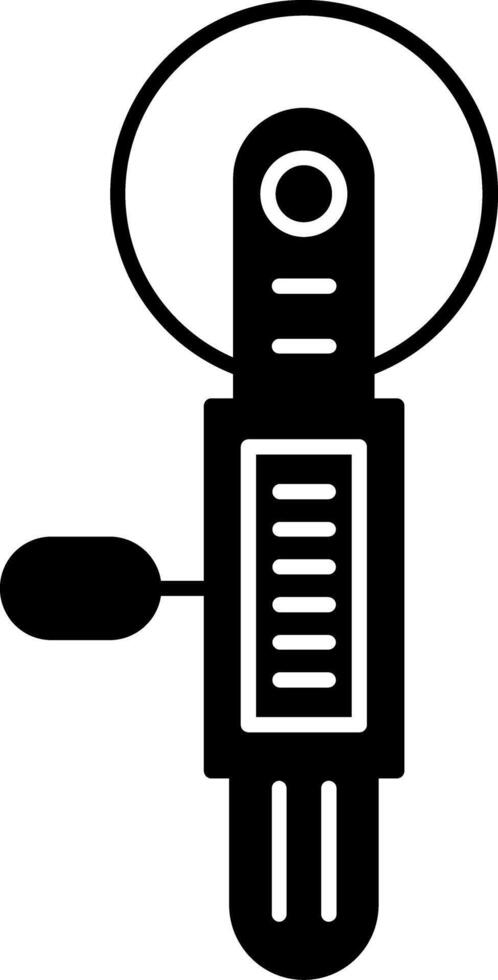 Tile Cutter Glyph Icon vector