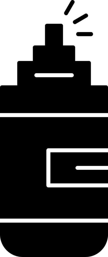 Self Defense Glyph Icon vector