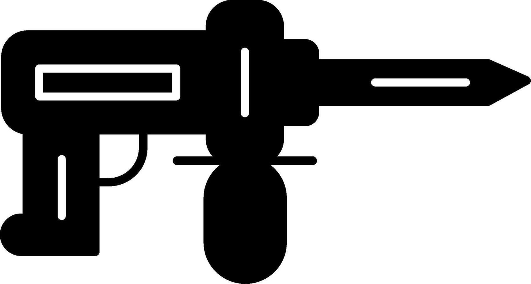 Hammer Drill Glyph Icon vector