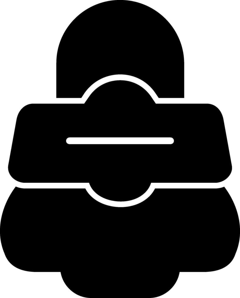 Strip Glyph Icon vector