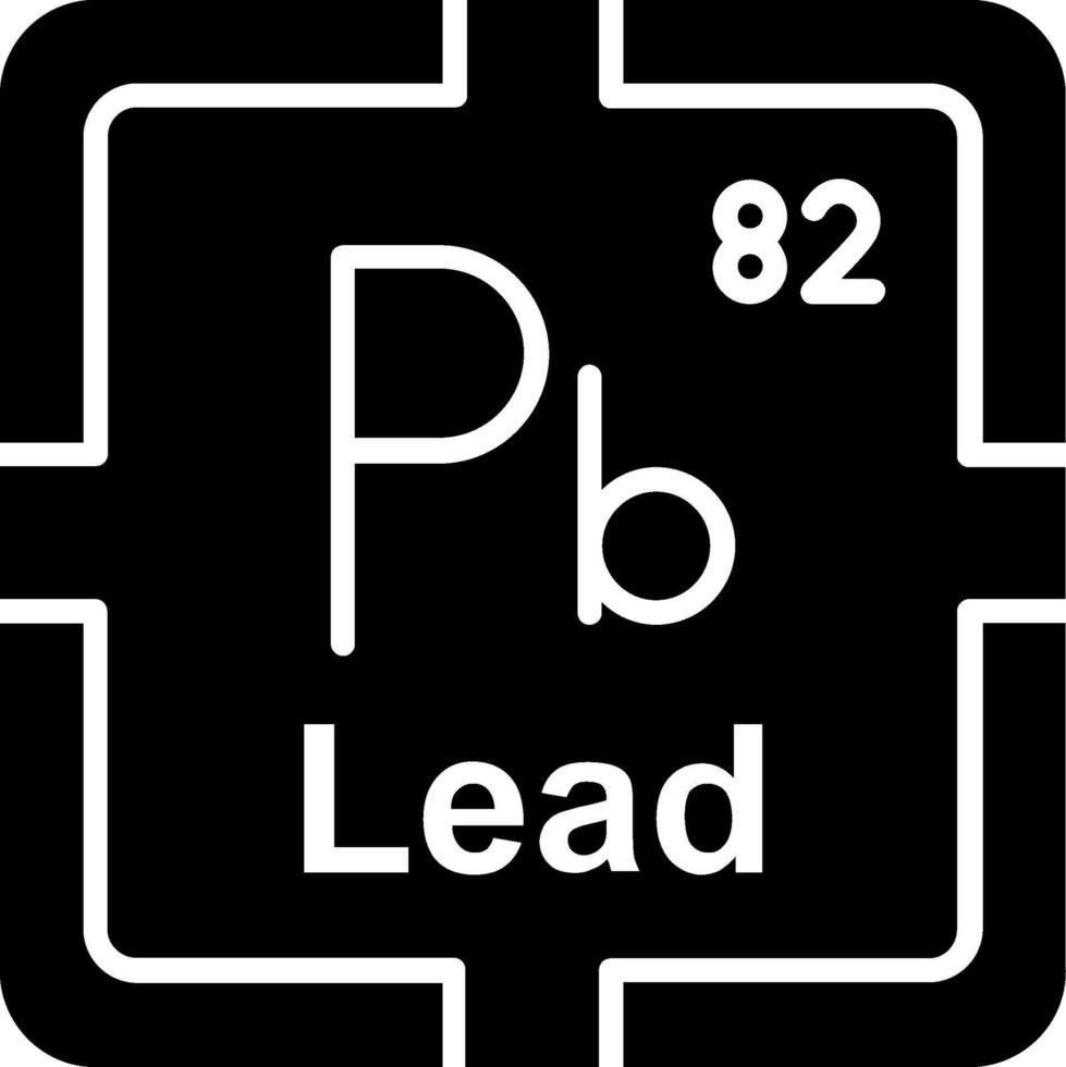 Lead Glyph Icon vector