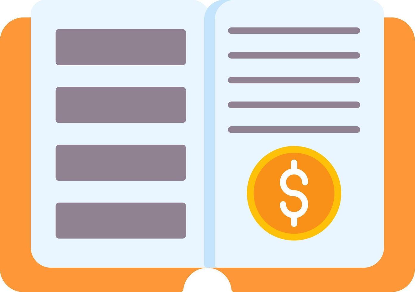 Ledger Flat Icon vector
