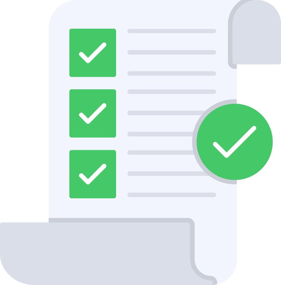 Terms and Conditions Flat Icon vector