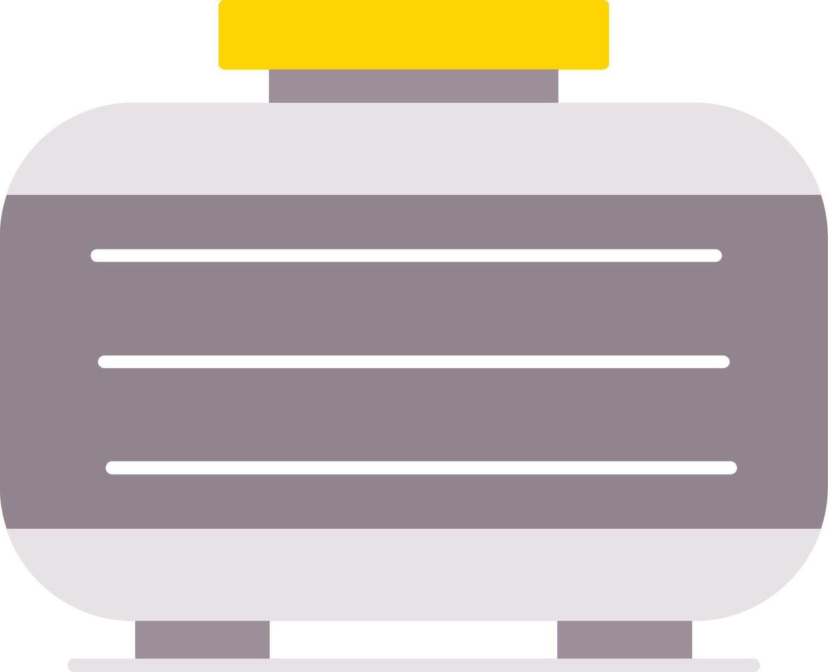 Septic Tank Flat Icon vector