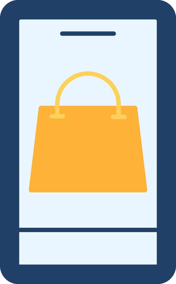 OnFlat Shopping Flat Icon vector