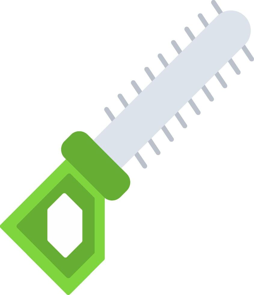 Hedge Trimmer Flat Icon vector