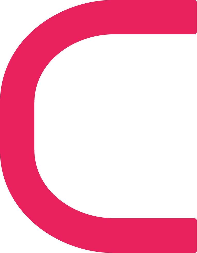 Capital C Icon vector