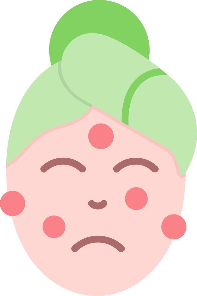 Acne Flat Icon vector