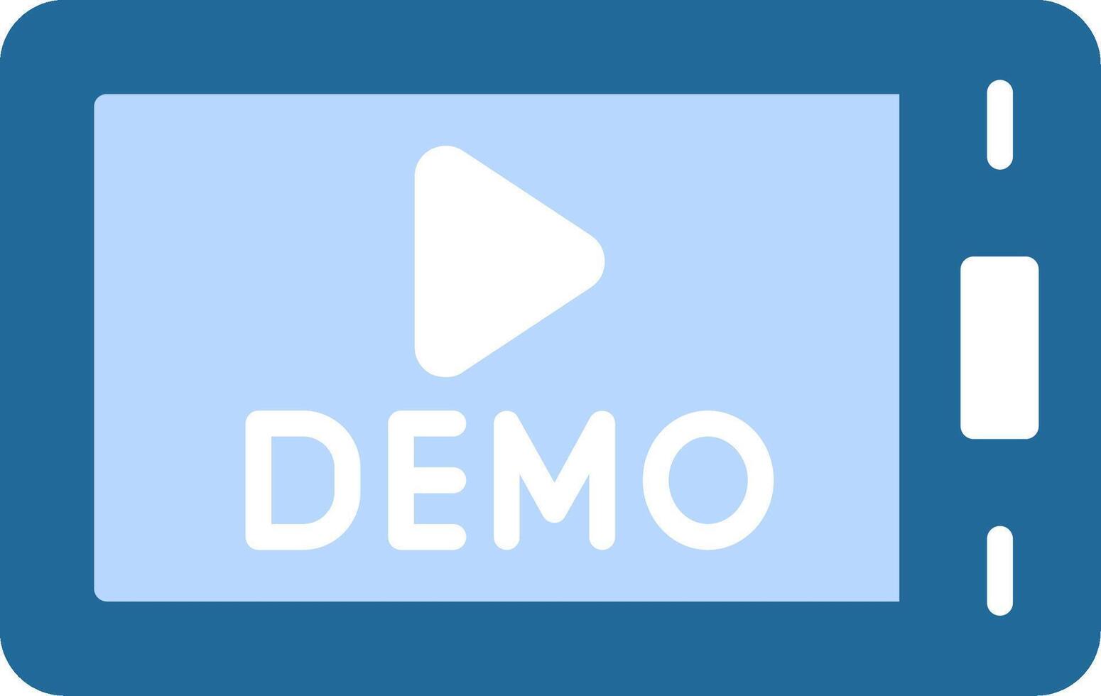 Demo Flat Icon vector