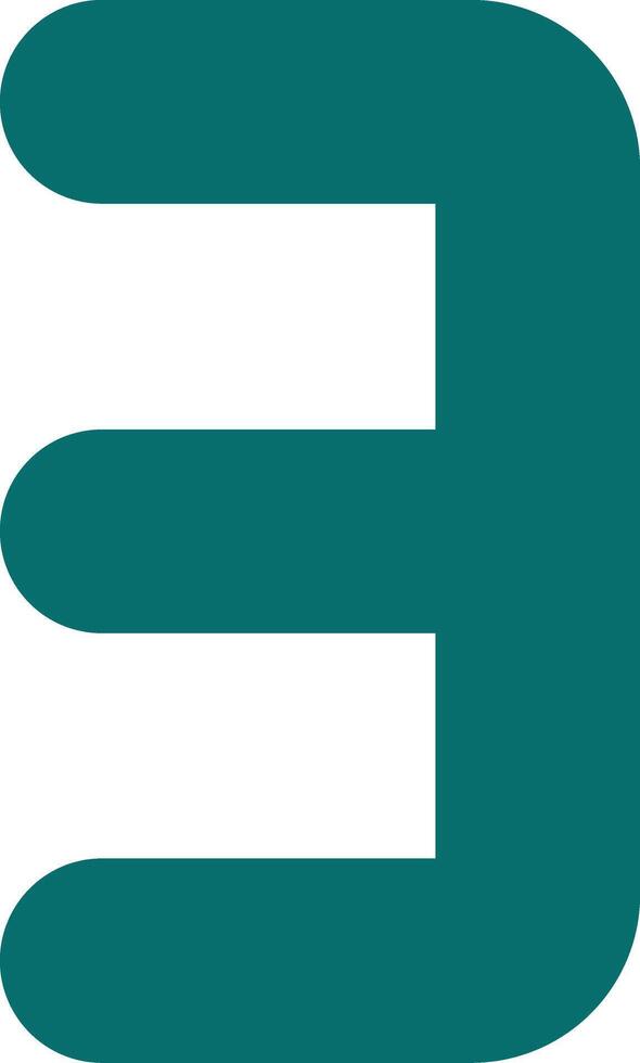 Three Flat Icon vector