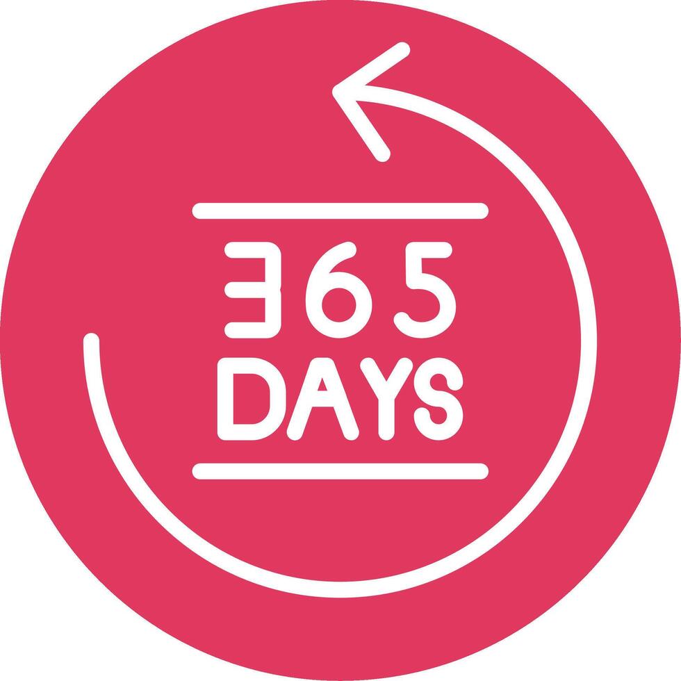 365 Days Flat Icon vector