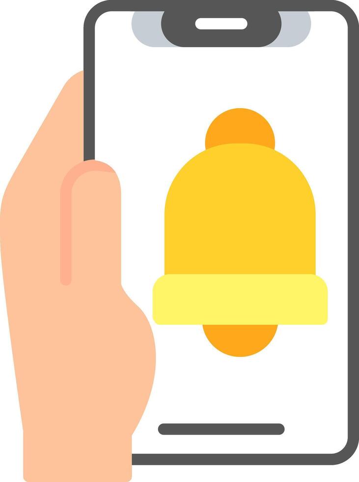 Notification Flat Icon vector