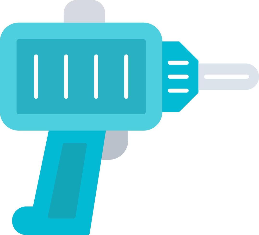 Heat Gun Flat Icon vector