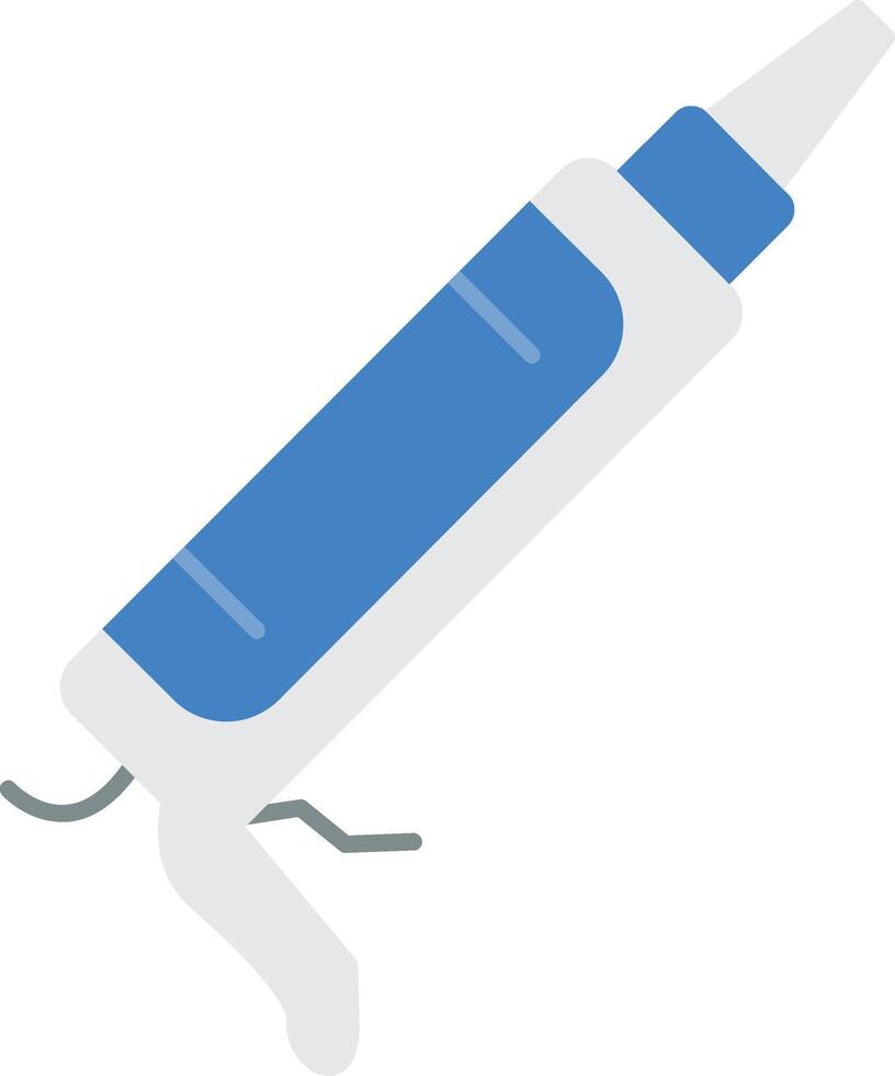 Sealant Gun Flat Icon vector
