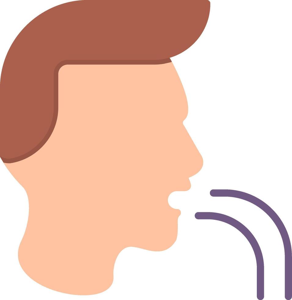 Nausea Flat Icon vector