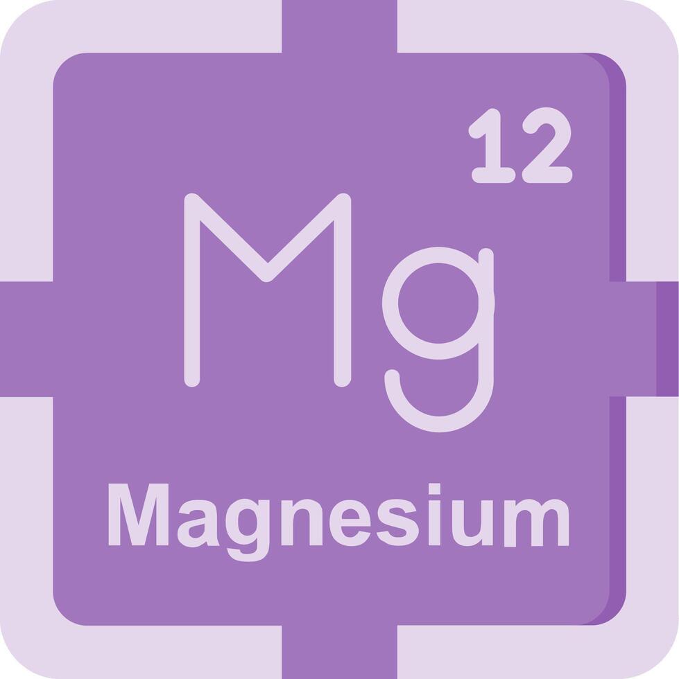 Magnesium Flat Icon vector