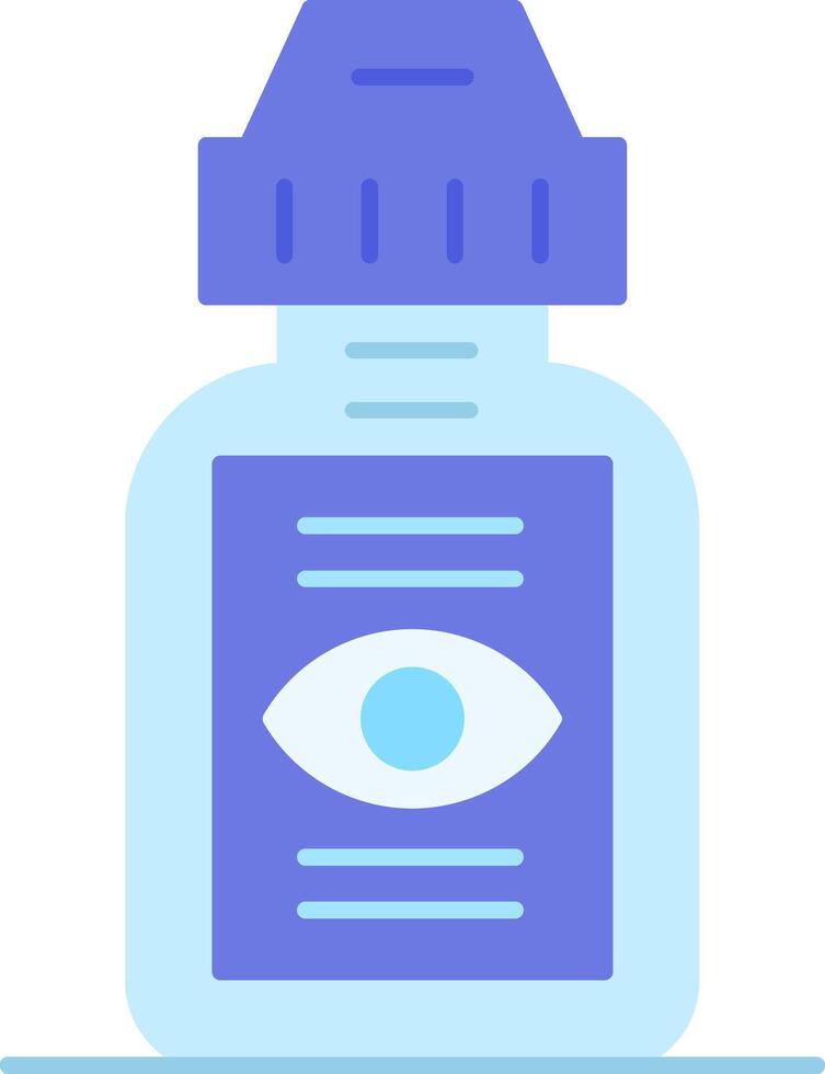 Eyedrops Flat Icon vector