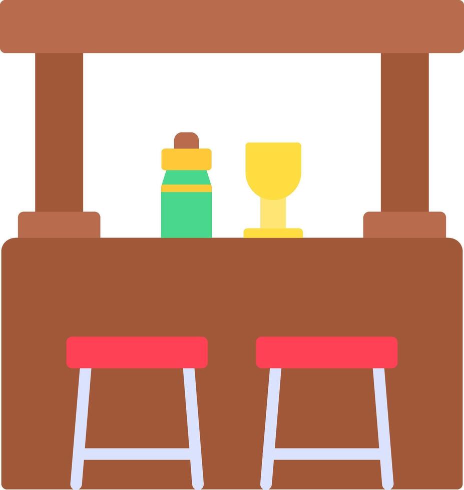 Bar Flat Icon vector