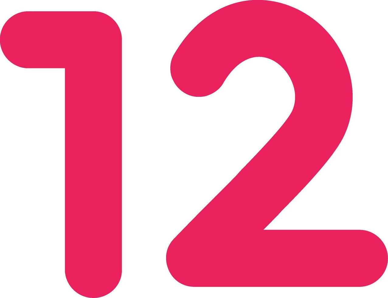 Thirteen Flat Icon vector
