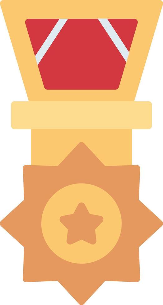 Medal Flat Icon vector