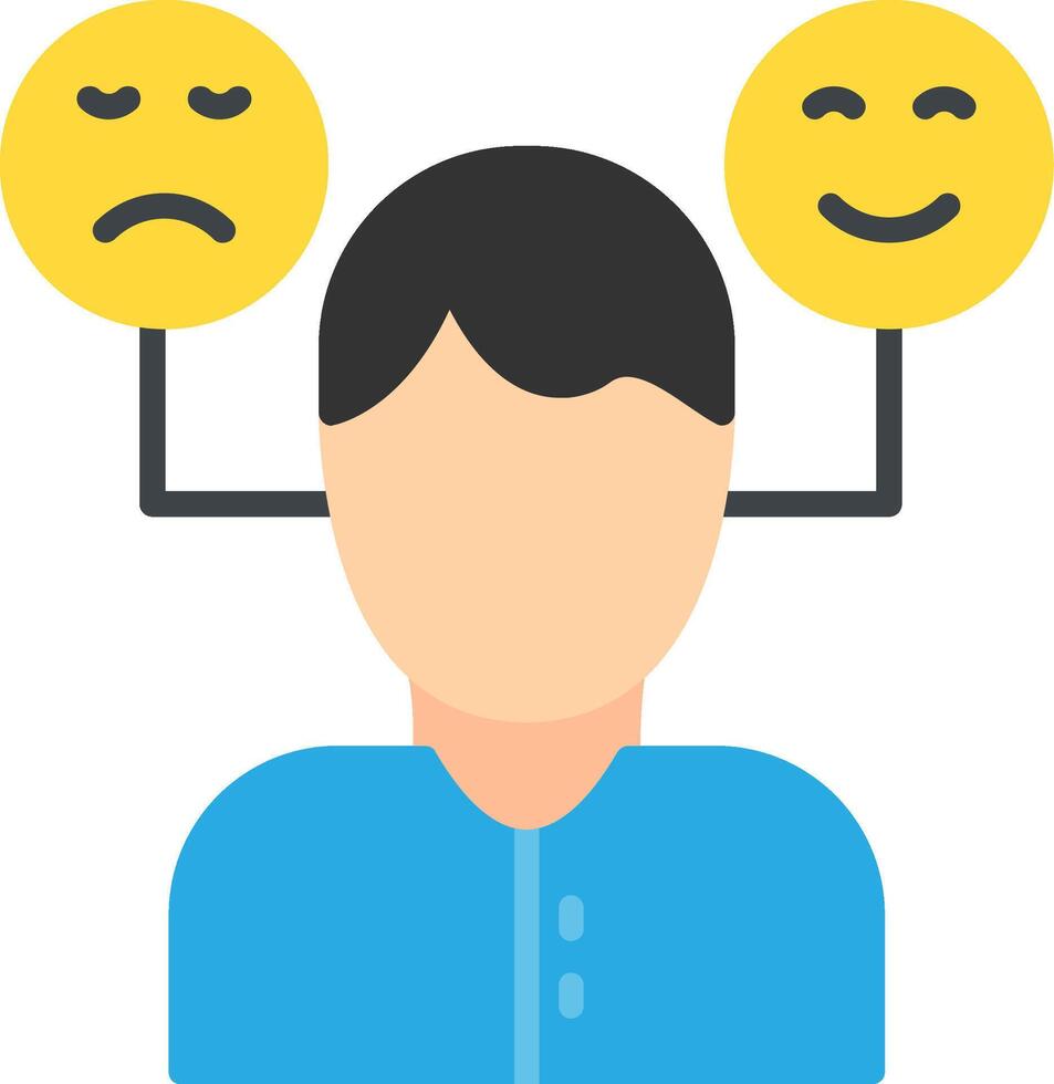 Emotions Flat Icon vector