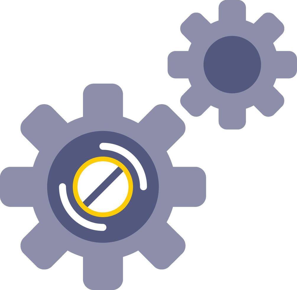 Disruption Flat Icon vector