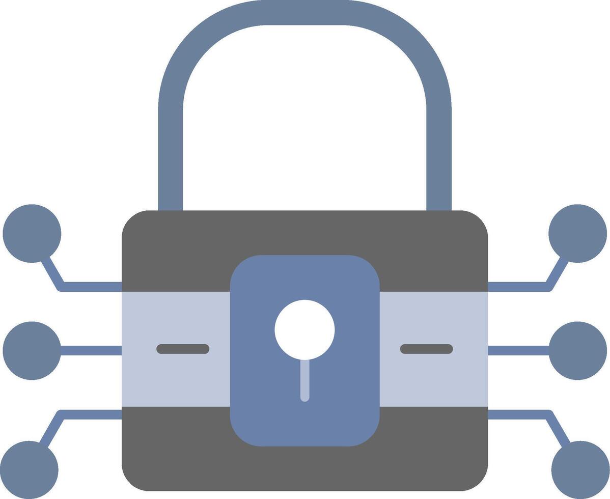 Lock Flat Icon vector