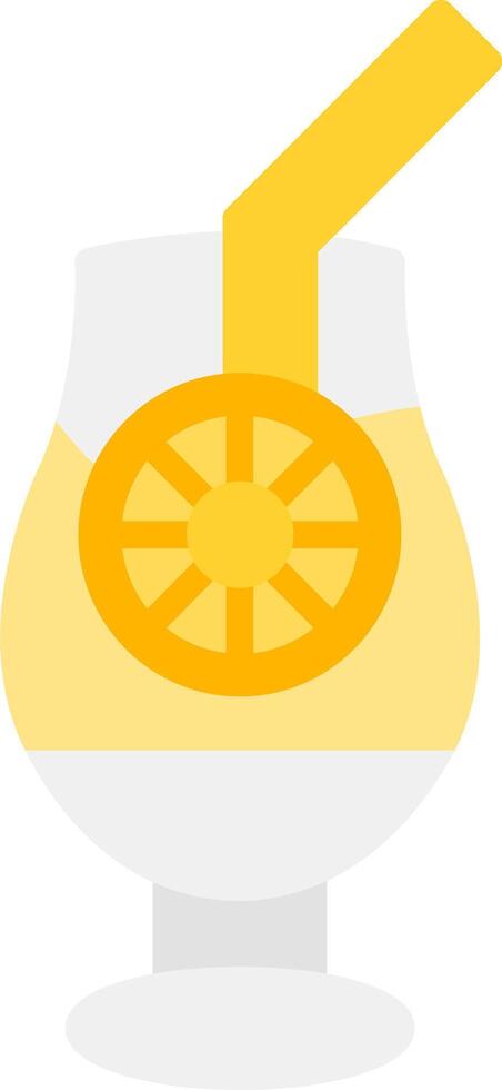Cocktail Flat Icon vector