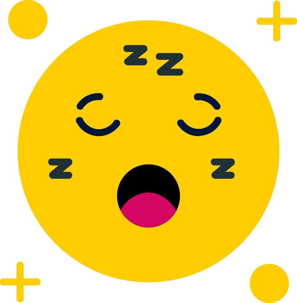Sleep Flat Icon vector