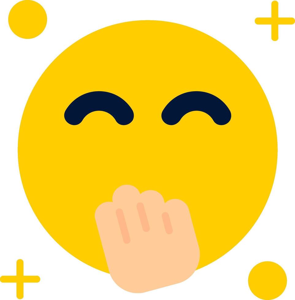 Blush Flat Icon vector