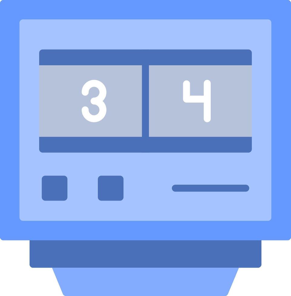Lap Counters Flat Icon vector