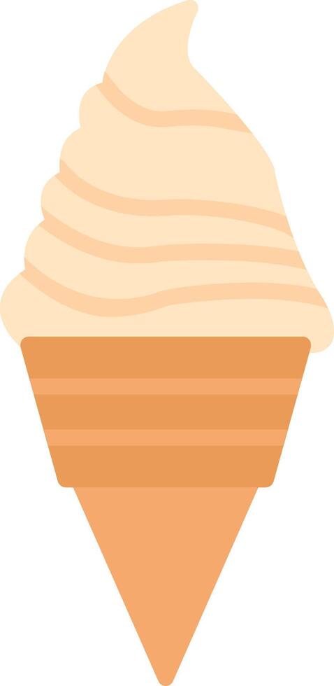 Ice Cream Flat Icon vector