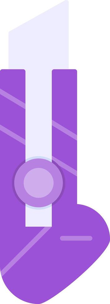 Utility Knife Flat Icon vector
