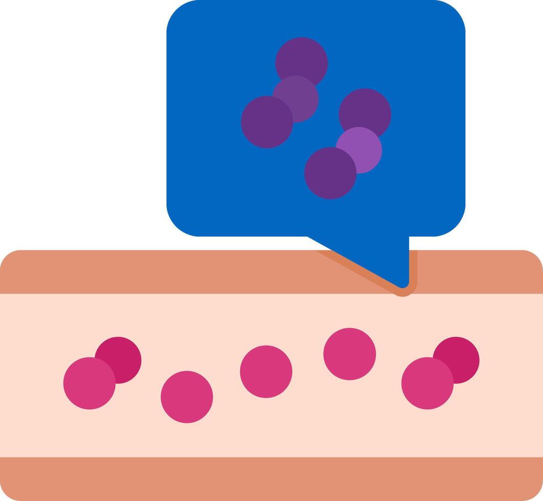 Thrombosis Flat Icon vector