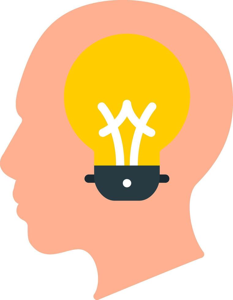 Visionary Mindset Flat Icon vector