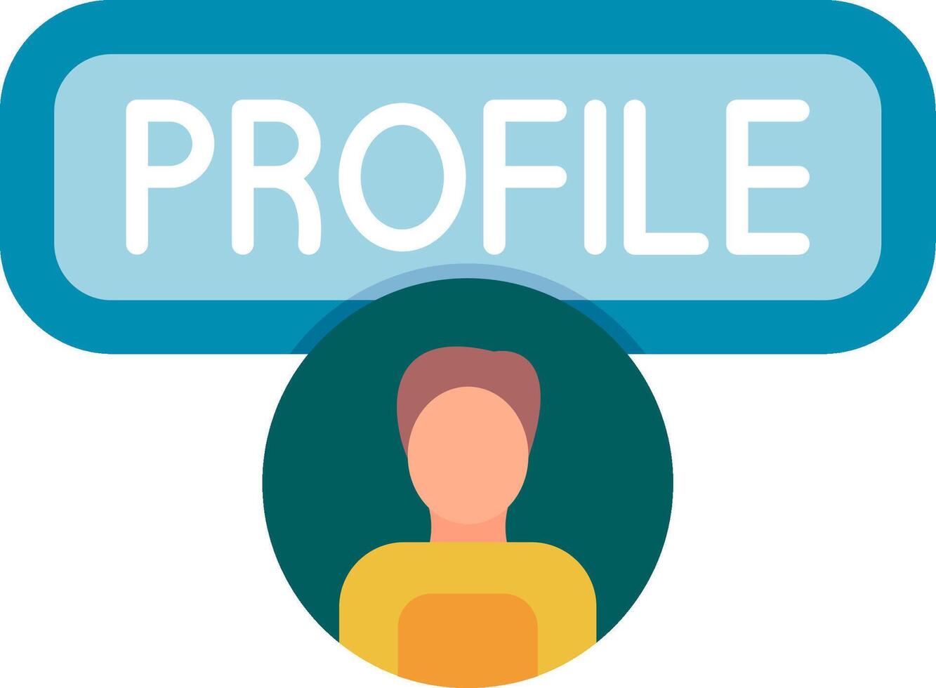 User Profile Flat Icon vector