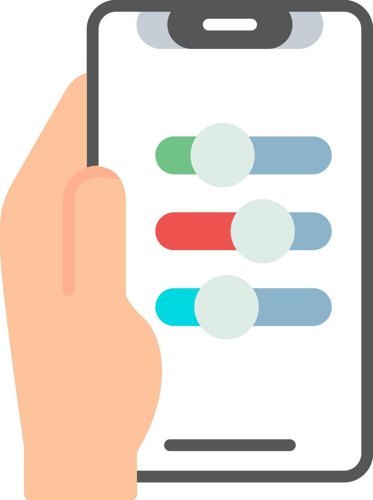 Settings Flat Icon vector