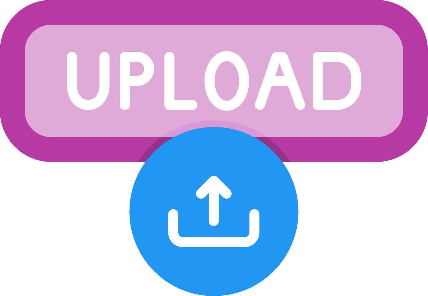Upload Flat Icon vector