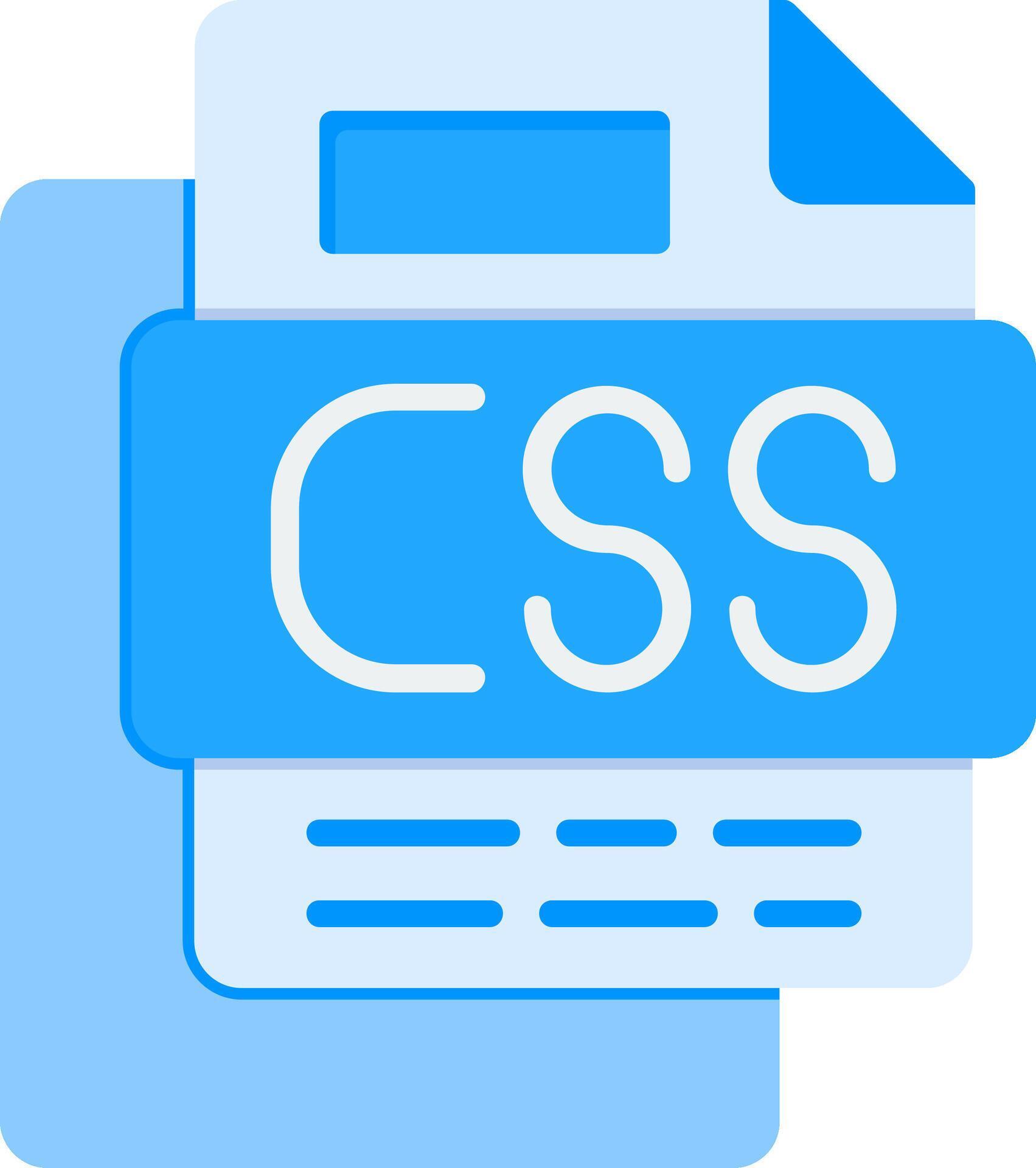 CSS File Flat Icon 47212081 Vector Art at Vecteezy