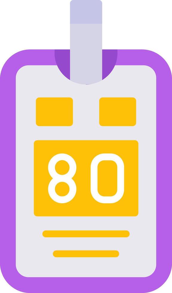 Glucose Meter Flat Icon vector