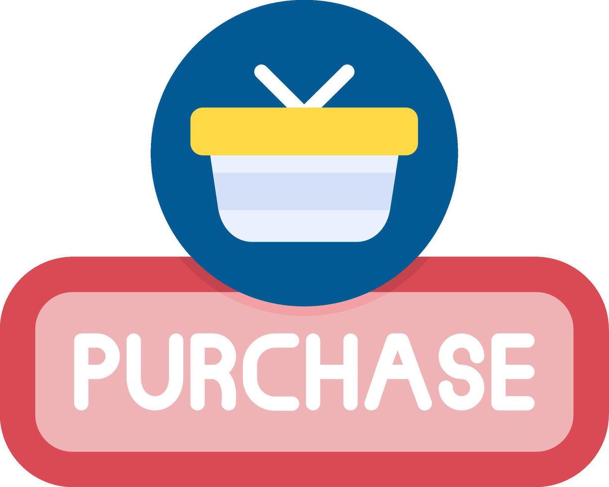 Purchase Flat Icon vector
