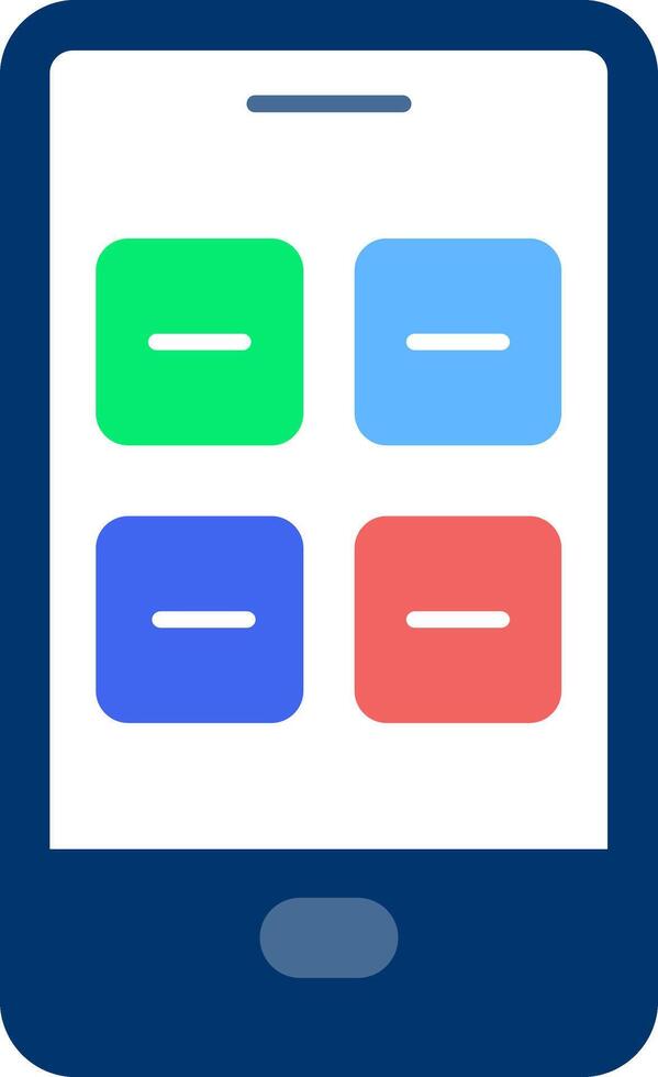 Mobile Phone Flat Icon vector