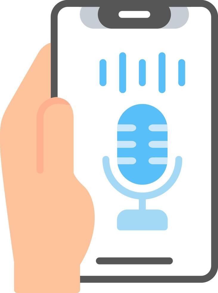 Recording Flat Icon vector