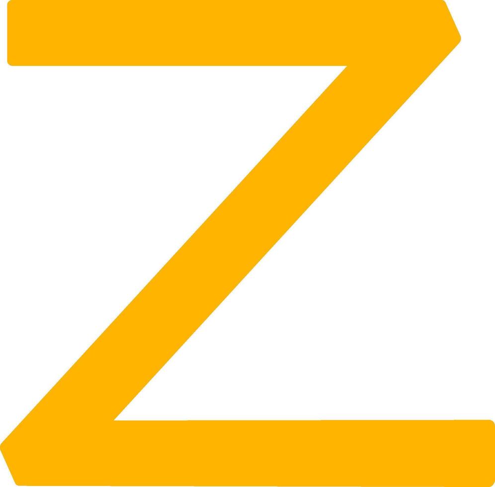 Capital Z Icon vector